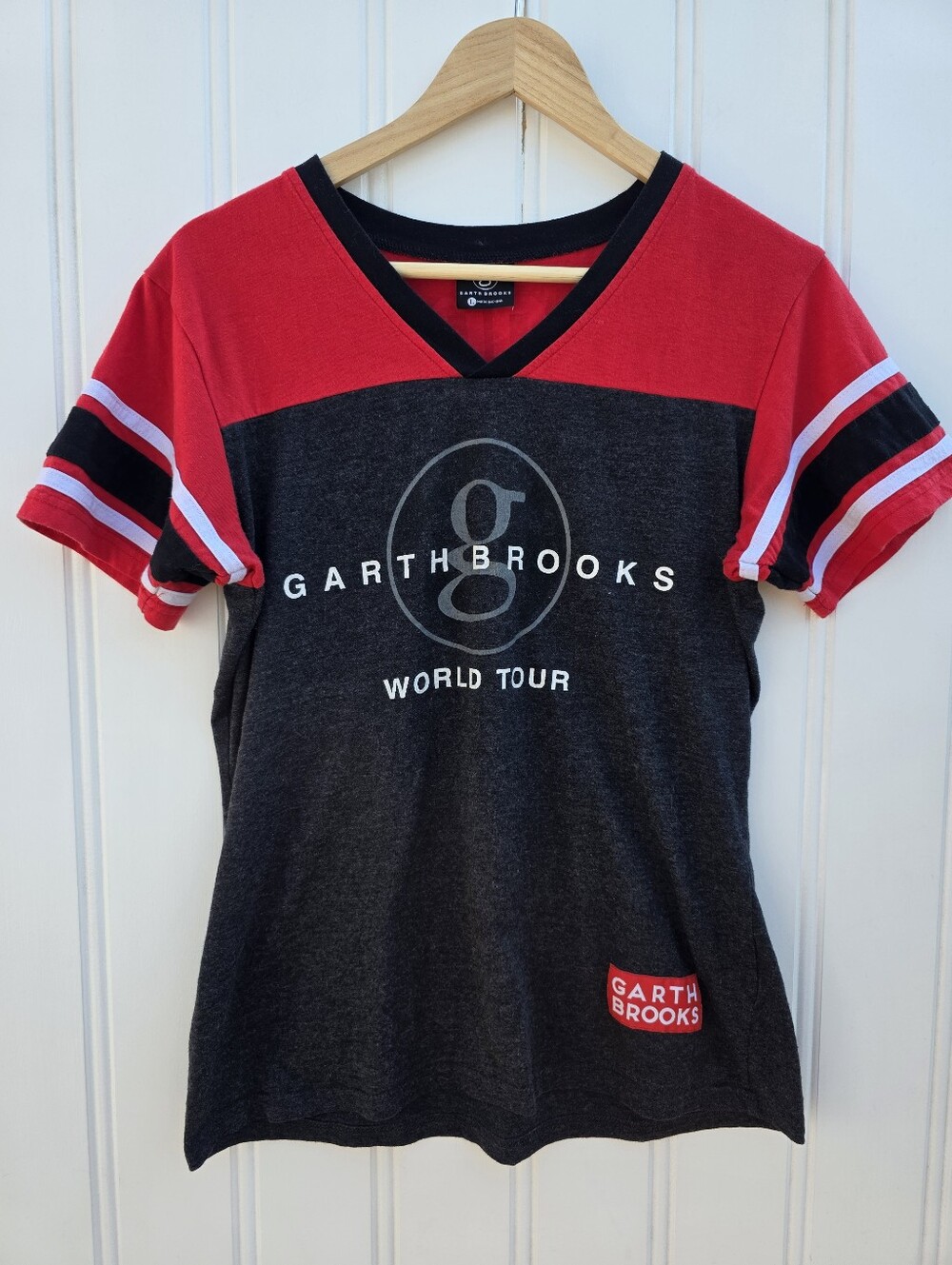 Garth Brooks World Tour Baseball Jersey T Shirt Country Womens Large